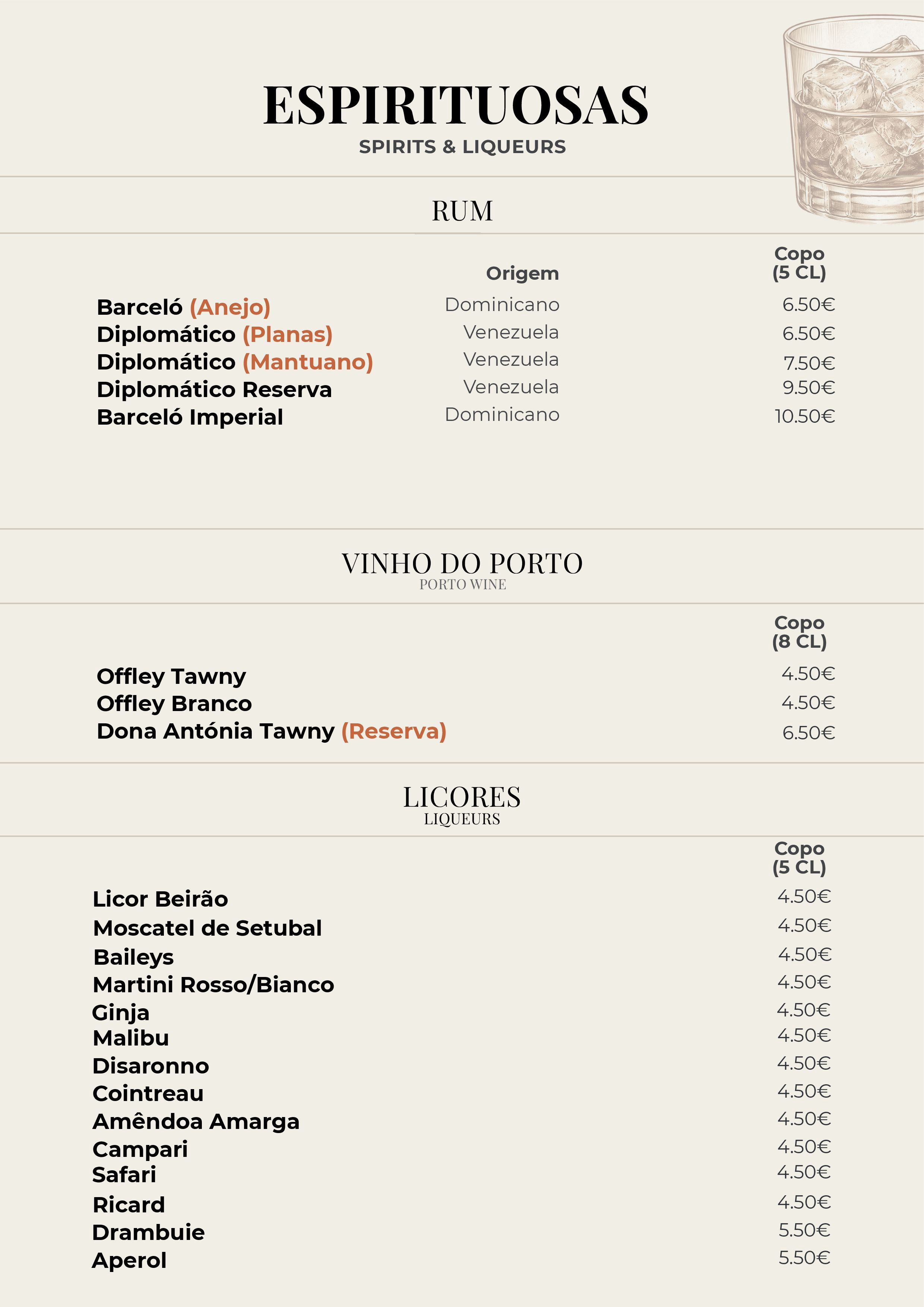 Menu Restaurante O Rui página 21