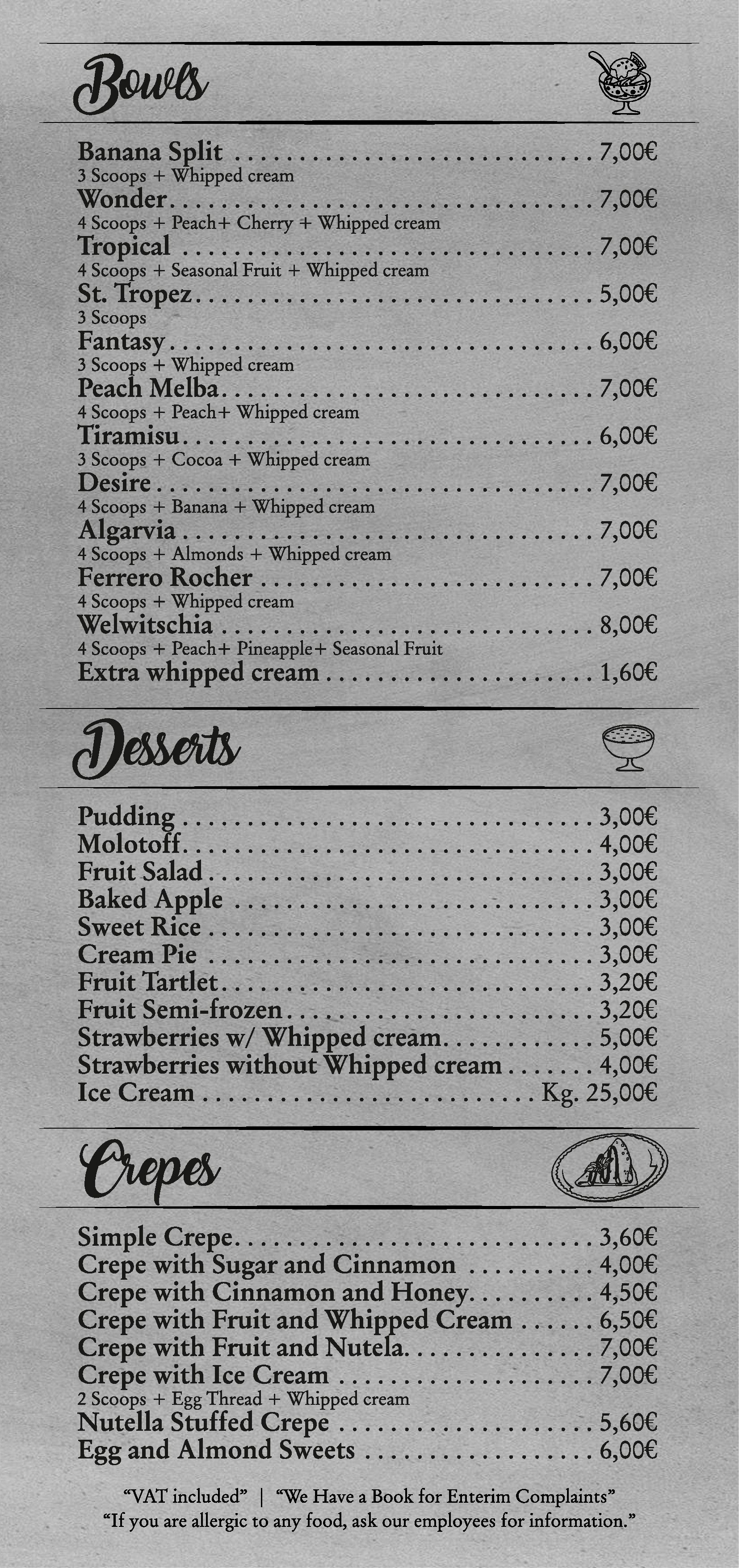 Menu Welwitschia página 9