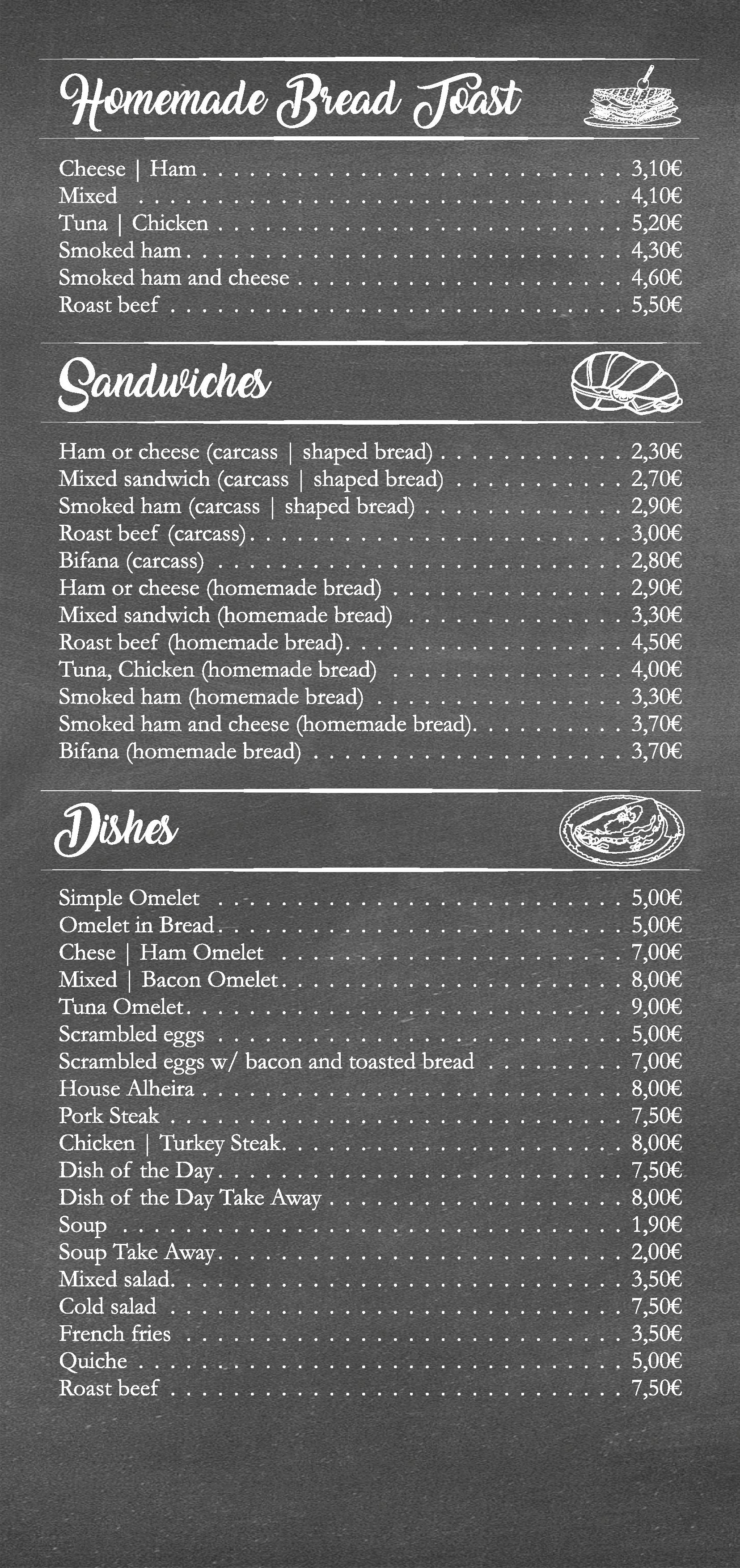 Menu Welwitschia página 16