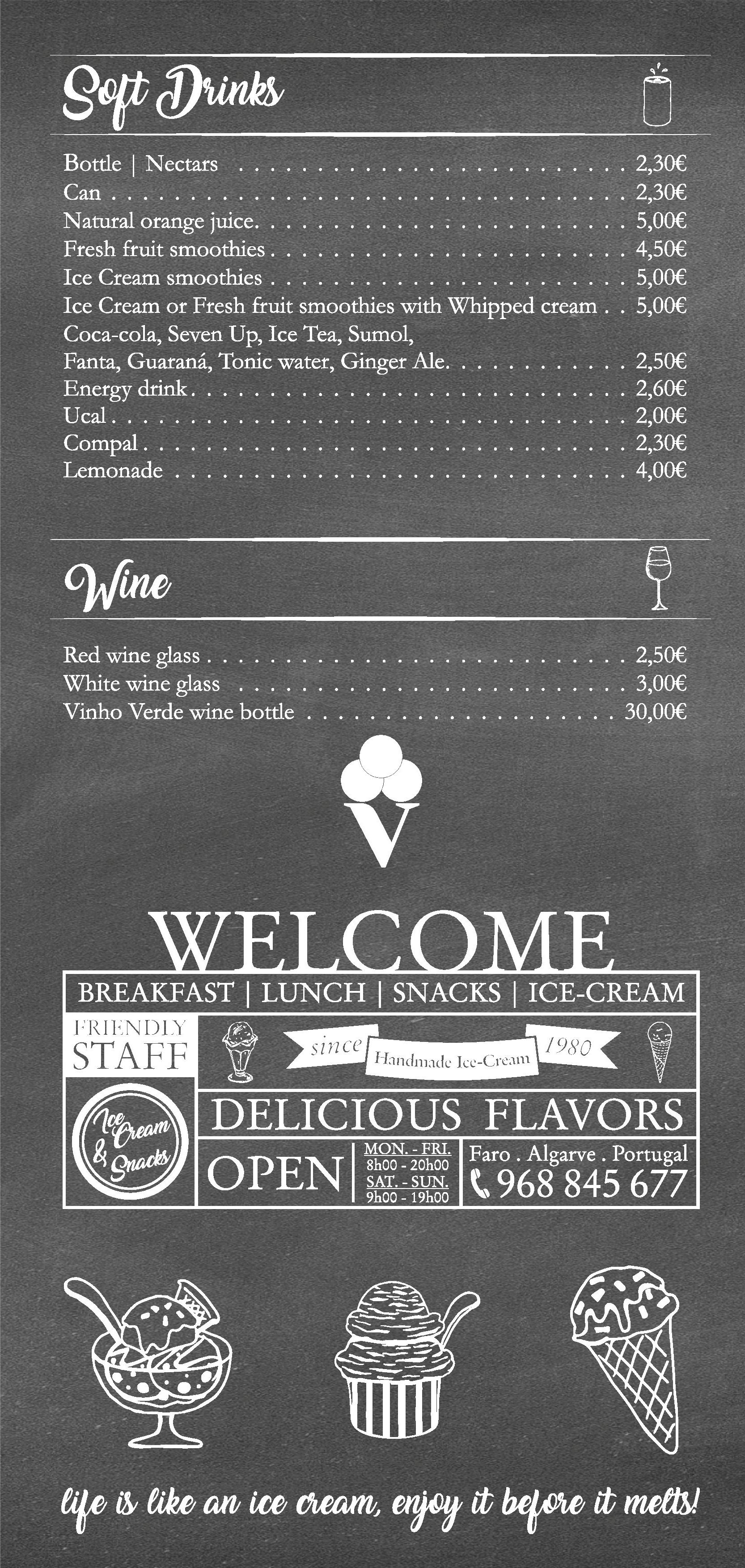 Menu Welwitschia página 19
