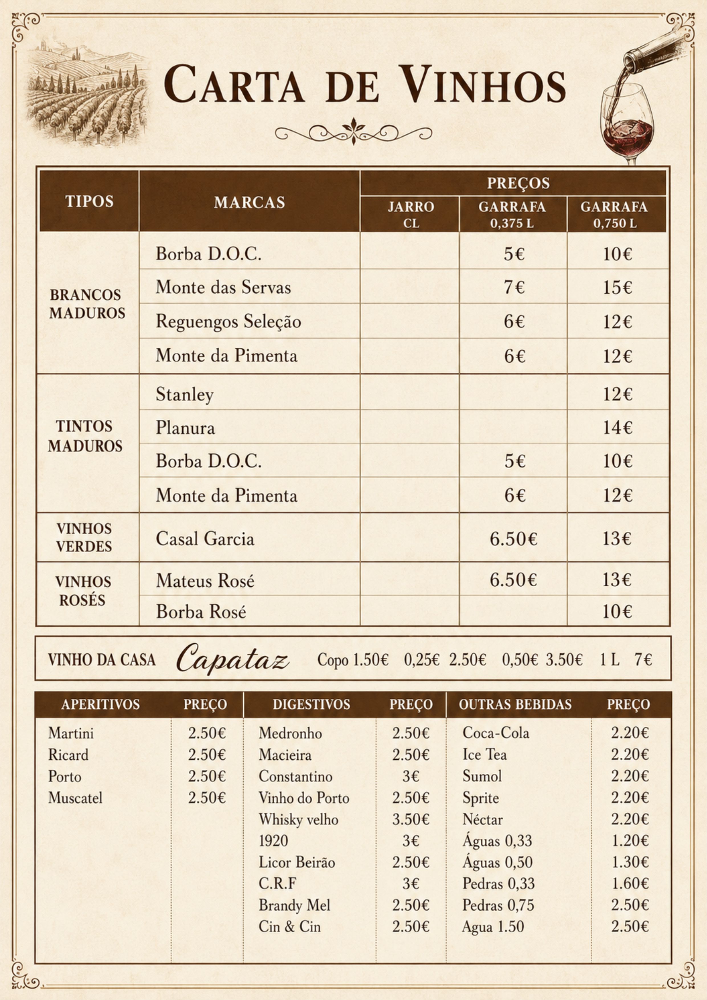 Menu RESTAURANTE ANALIDE página 2