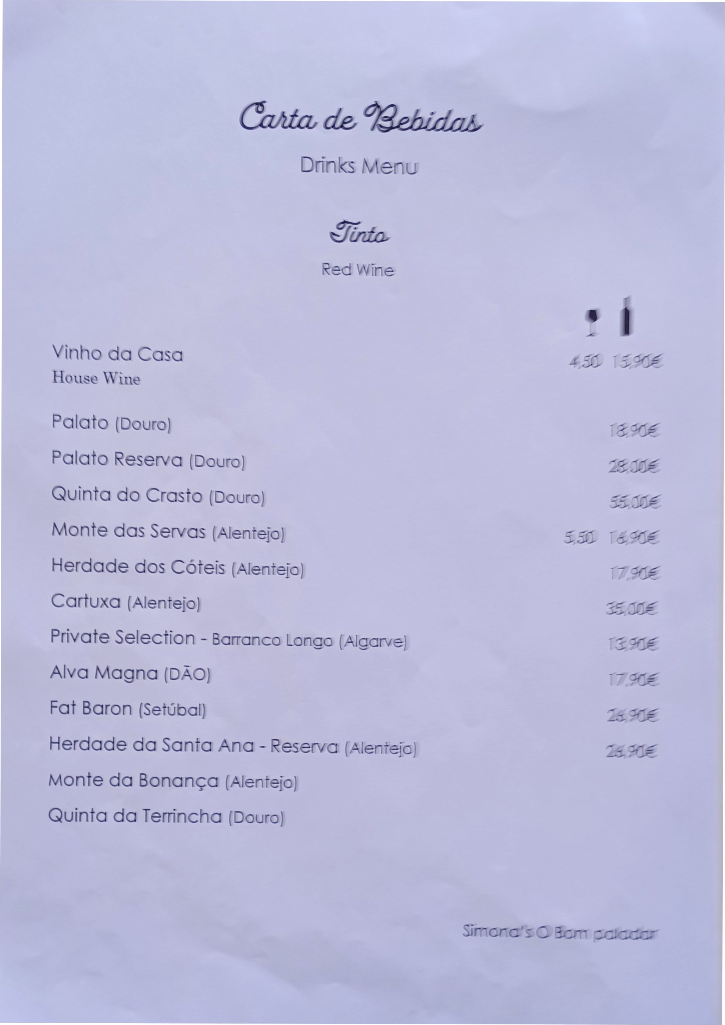 Menu RESTAURANTE BOM PALADAR página 5