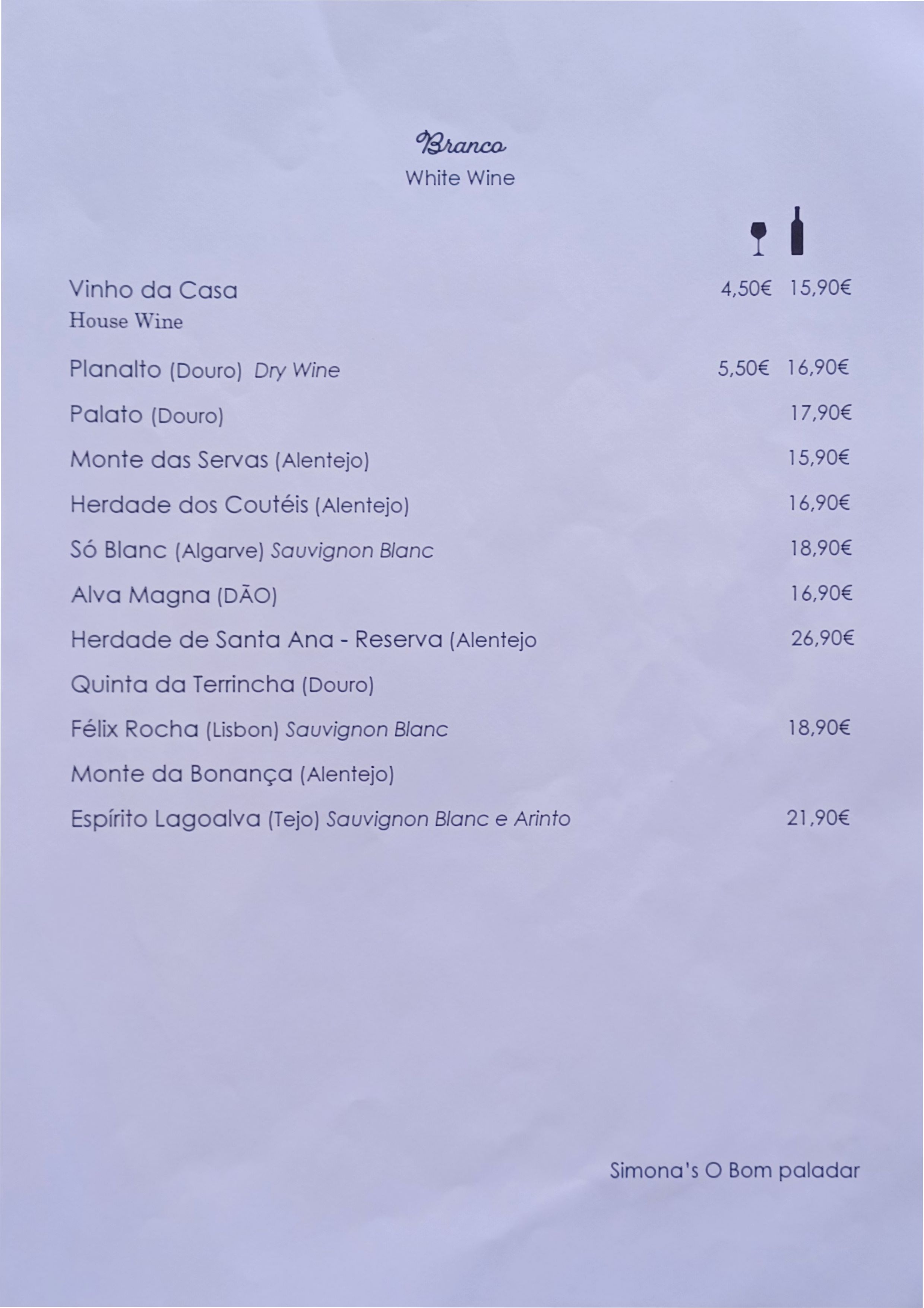 Menu RESTAURANTE BOM PALADAR página 6