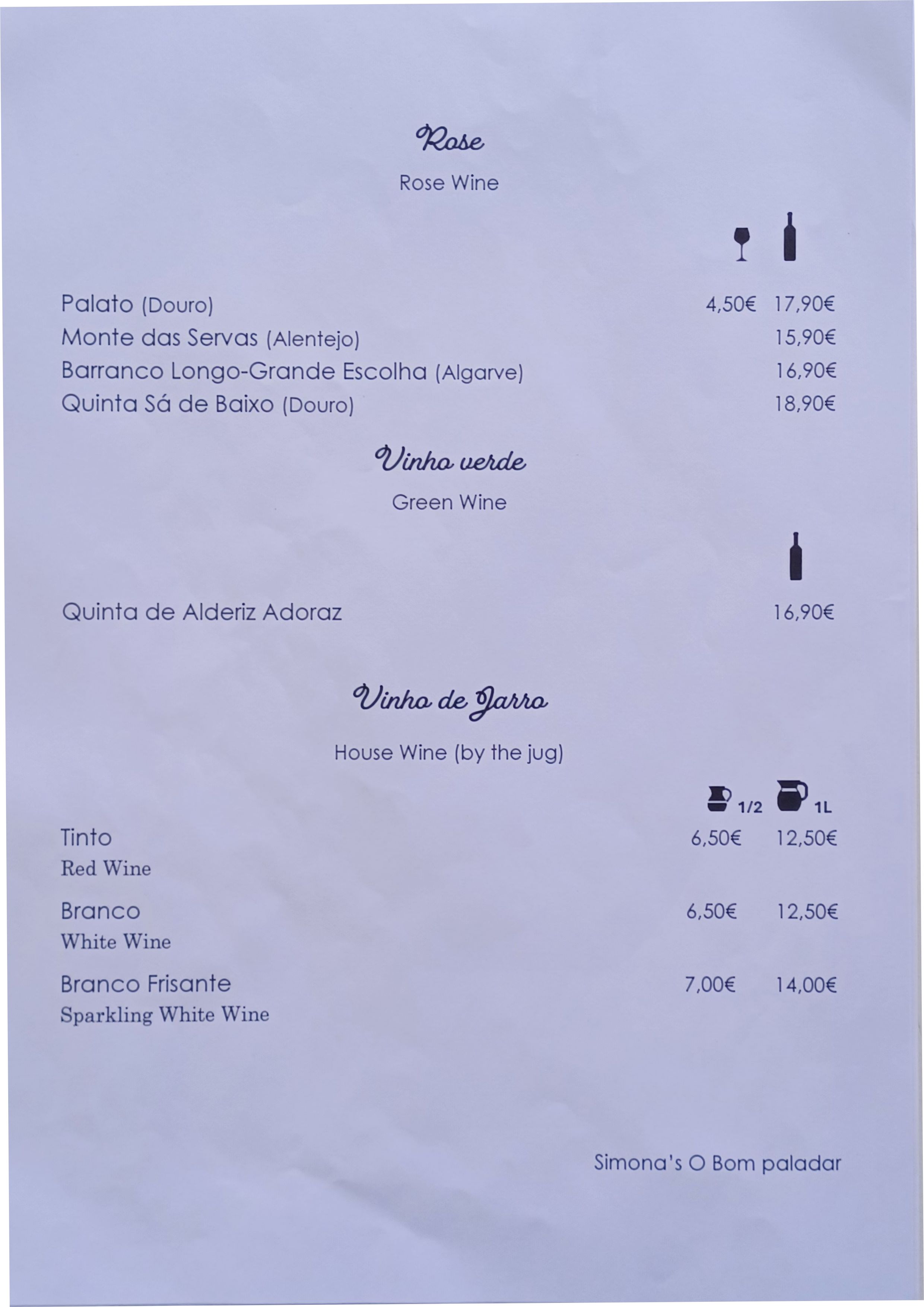 Menu RESTAURANTE BOM PALADAR página 7