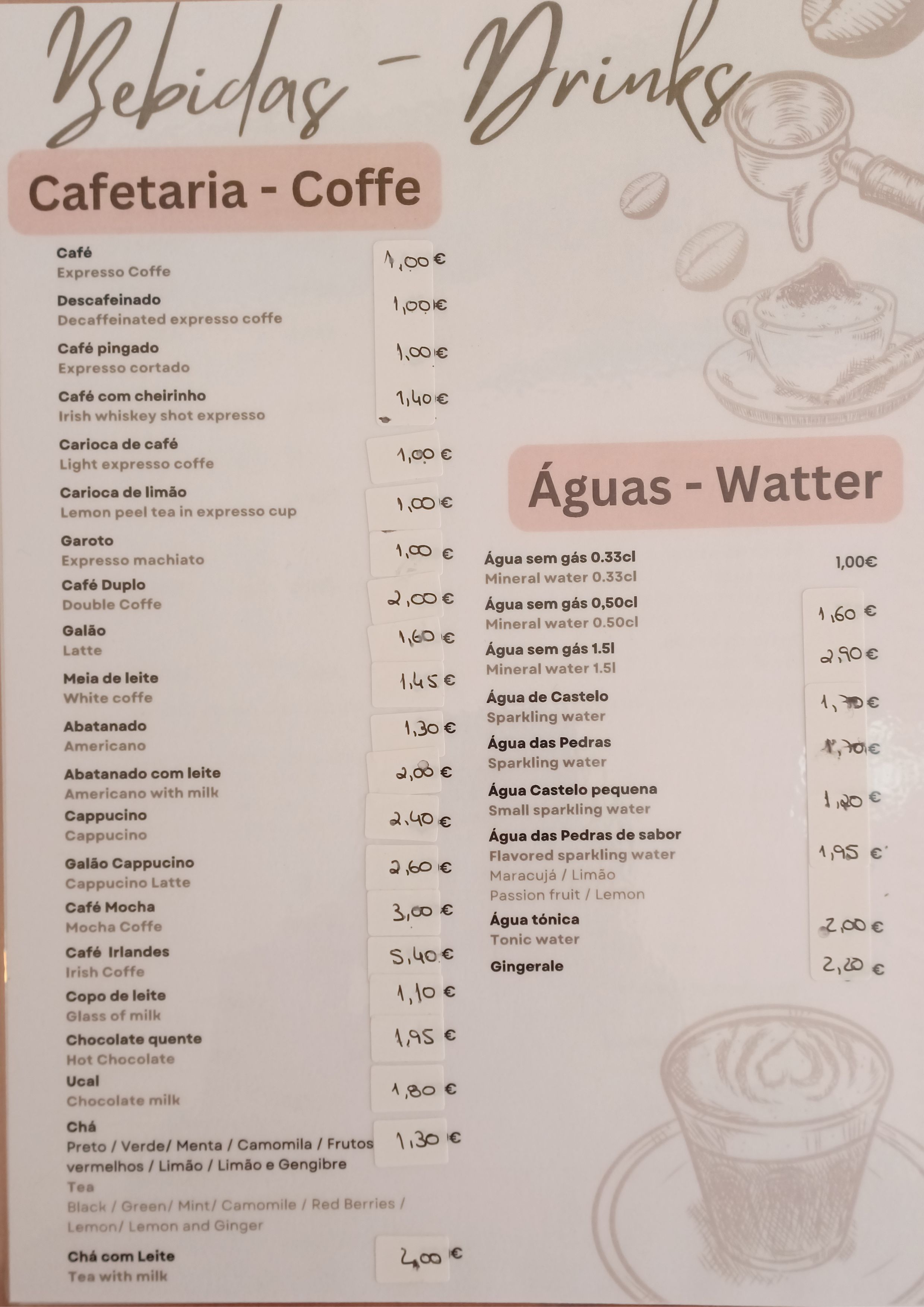 Menu RESTAURANTE CANTINHO DO MESTRE página 6