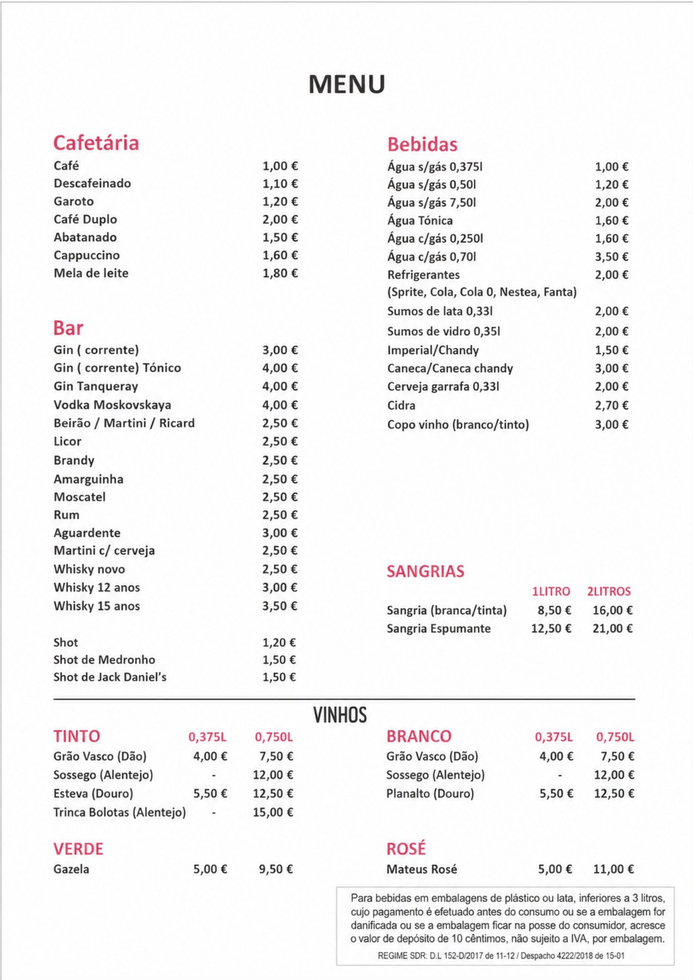 Menu PIZZARIA MILANO página 7