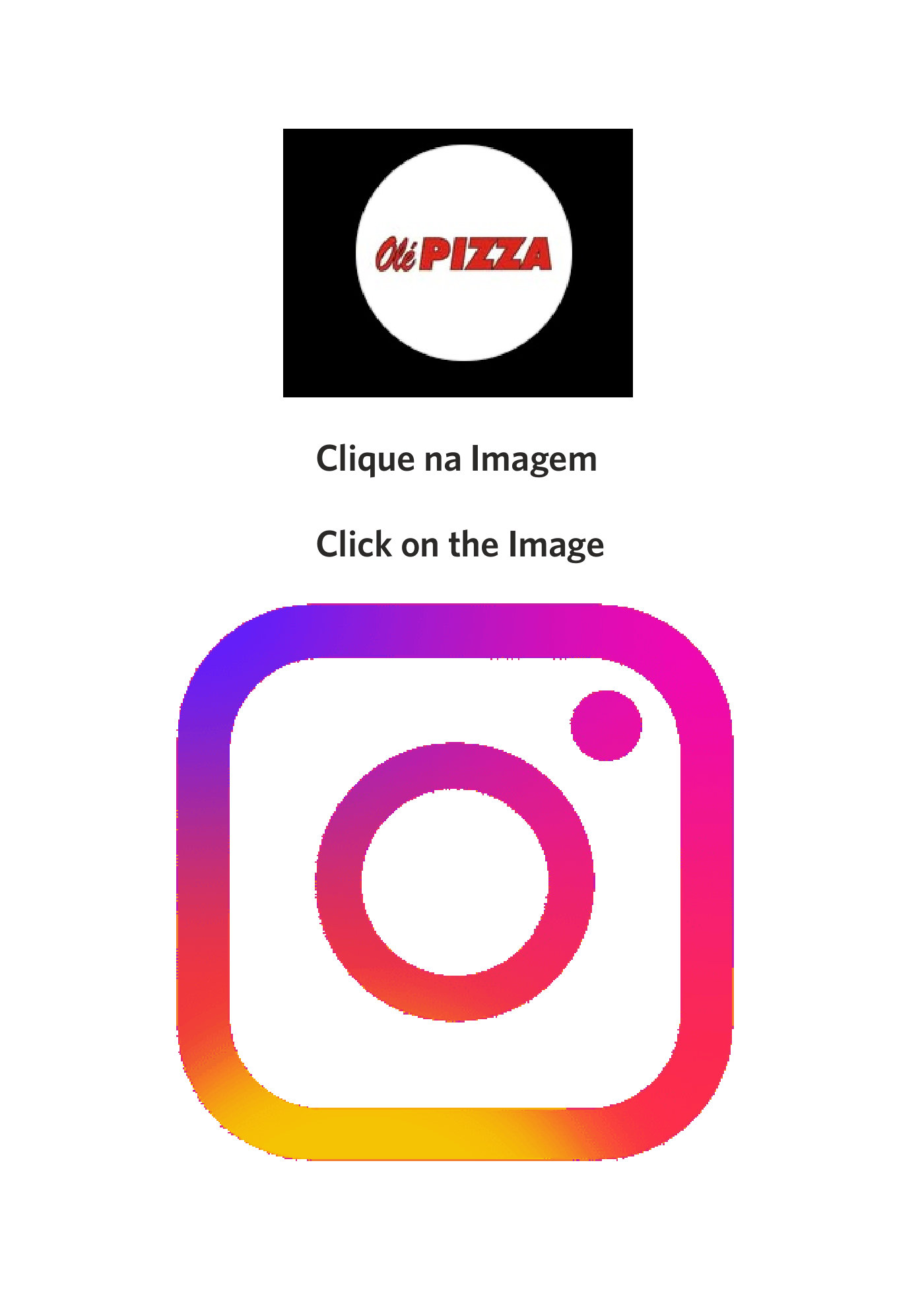 Menu OLÉ PIZZA página 1