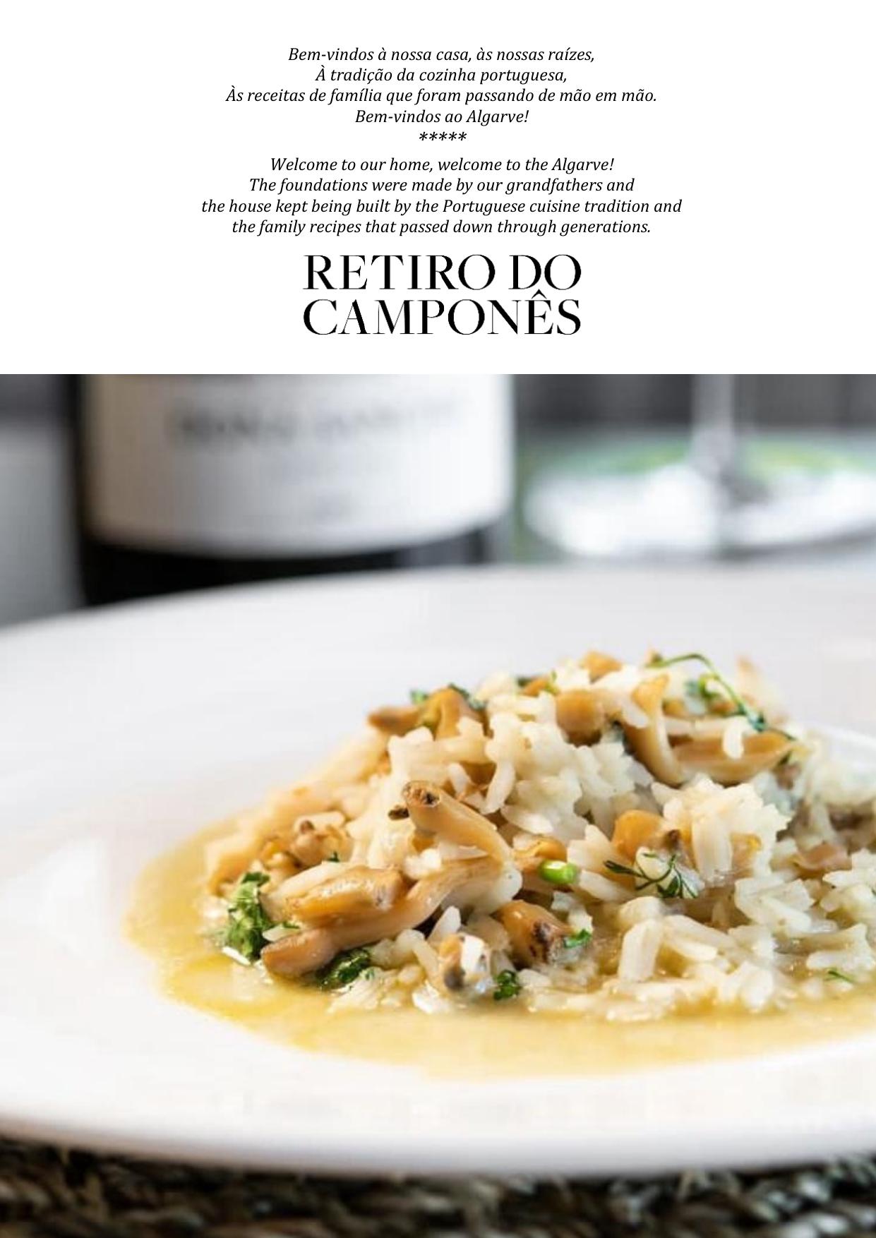 Menu RESTAURANTE RETIRO DO CAMPONÊS página 10