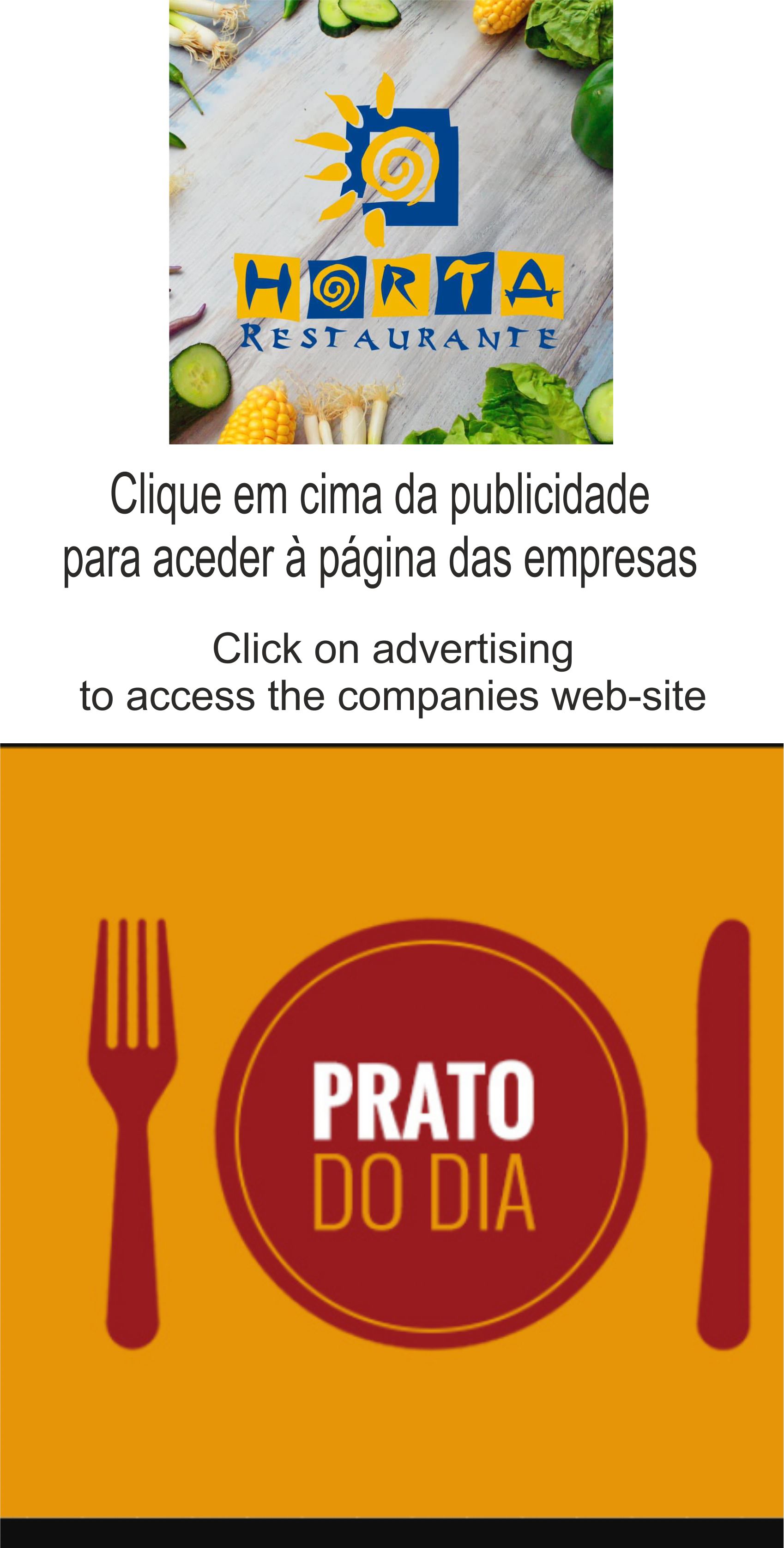 Menu RESTAURANTE HORTA página 1