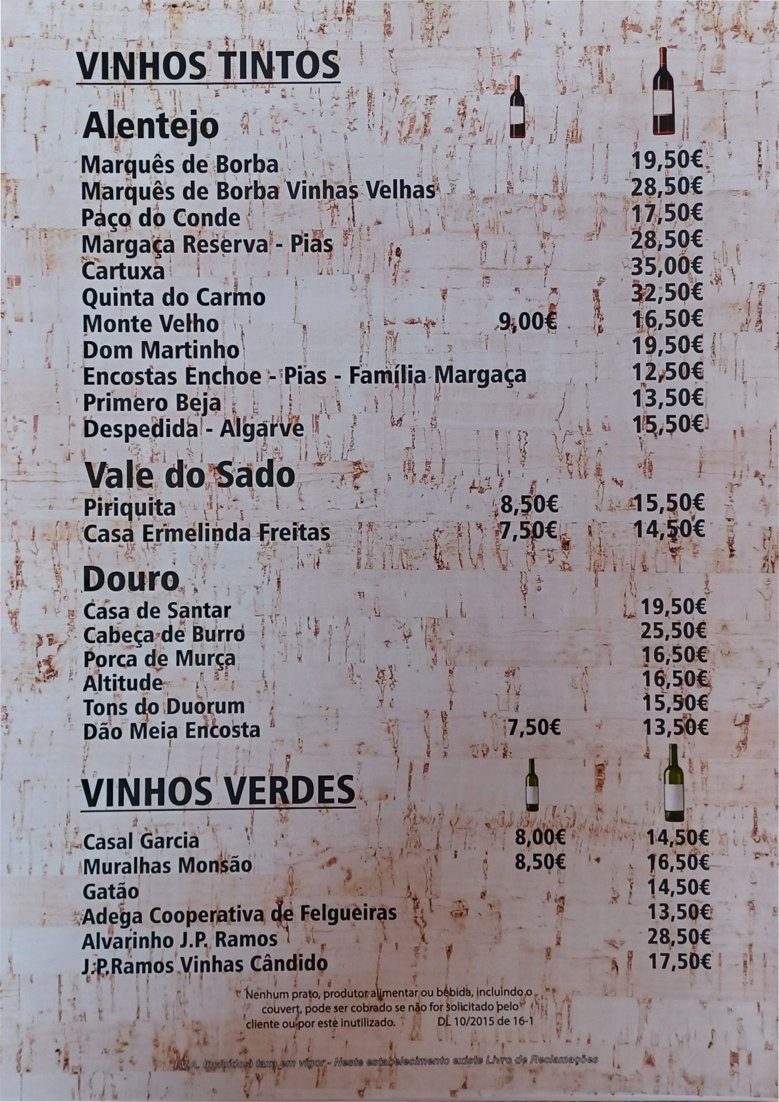 Menu RESTAURANTE MIGALHAS página 10
