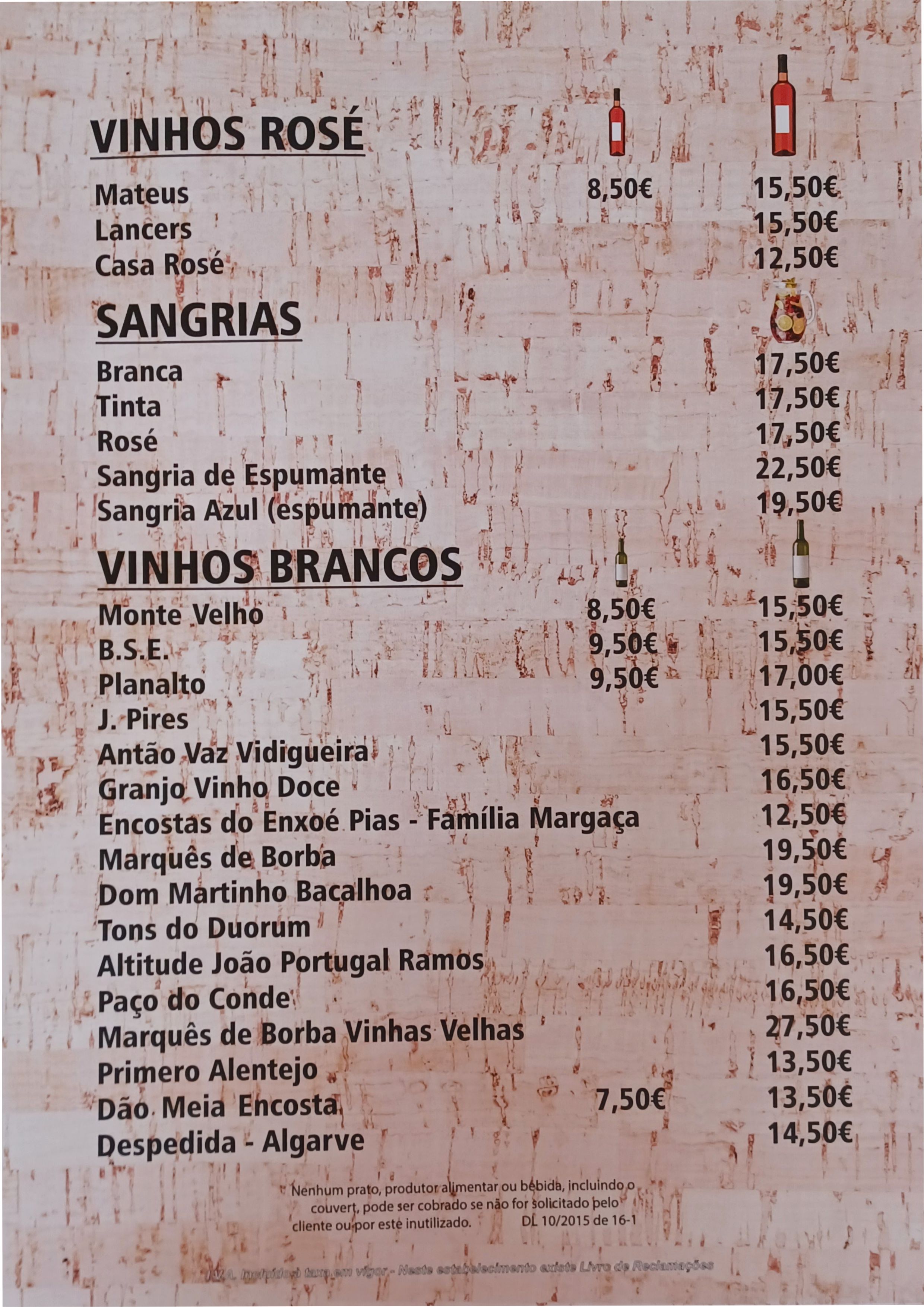 Menu RESTAURANTE MIGALHAS página 11